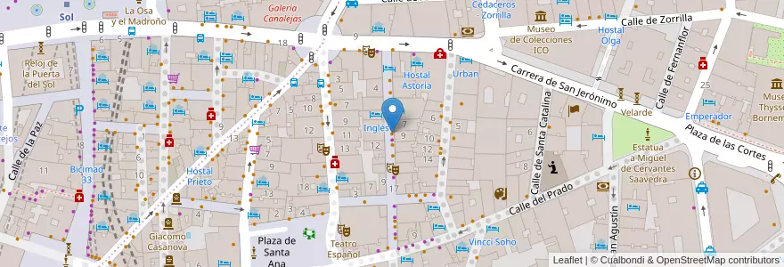 Mapa de ubicacion de Chuka Ramen Bar en Spagna, Comunidad De Madrid, Comunidad De Madrid, Área Metropolitana De Madrid Y Corredor Del Henares, Madrid.