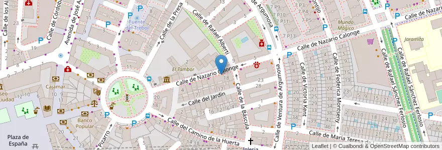 Mapa de ubicacion de Chulin en España, Comunidad De Madrid, Comunidad De Madrid, Área Metropolitana De Madrid Y Corredor Del Henares, San Fernando De Henares.
