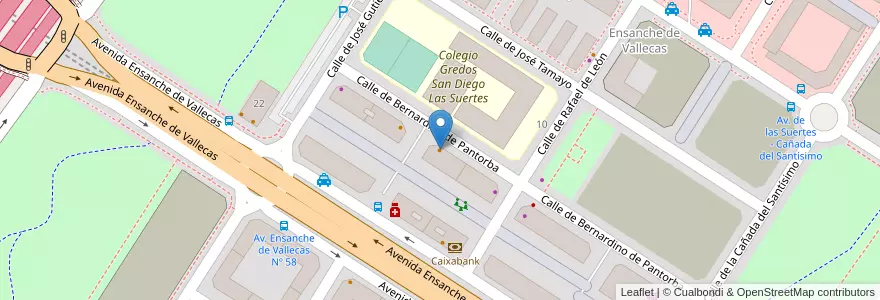 Mapa de ubicacion de Churrería Avenida en Испания, Мадрид, Мадрид, Área Metropolitana De Madrid Y Corredor Del Henares, Мадрид.