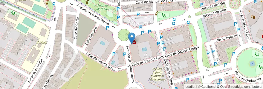 Mapa de ubicacion de Churrería chocolatería El Tazón en إسبانيا, منطقة مدريد, منطقة مدريد, Área Metropolitana De Madrid Y Corredor Del Henares, San Fernando De Henares, Coslada.