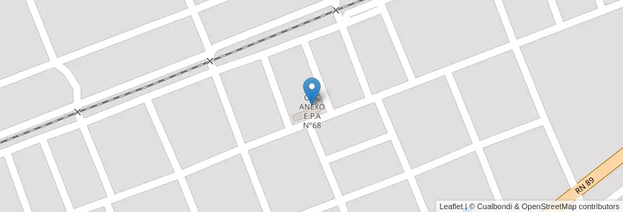 Mapa de ubicacion de C.I.C ANEXO E.P.A N°68 en Argentinien, Chaco, Departamento Doce De Octubre, Municipio De Gancedo, Gancedo.