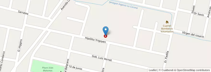 Mapa de ubicacion de CIC: Centro Integrador Comunitario en アルゼンチン, トゥクマン州, Departamento Chicligasta, Municipio De Concepción.