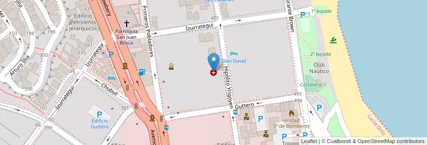 Mapa de ubicacion de CIC Centro en Arjantin, Santa Cruz, Şili, Deseado, Caleta Olivia.