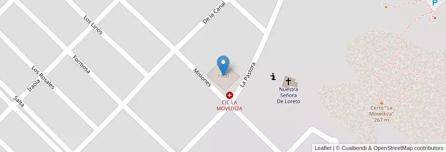 Mapa de ubicacion de CIC LA MOVEDIZA en Argentina, Buenos Aires, Partido De Tandil, Tandil.