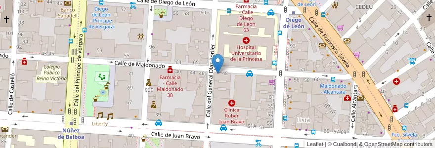 Mapa de ubicacion de Cice en Spanje, Comunidad De Madrid, Comunidad De Madrid, Área Metropolitana De Madrid Y Corredor Del Henares, Madrid.