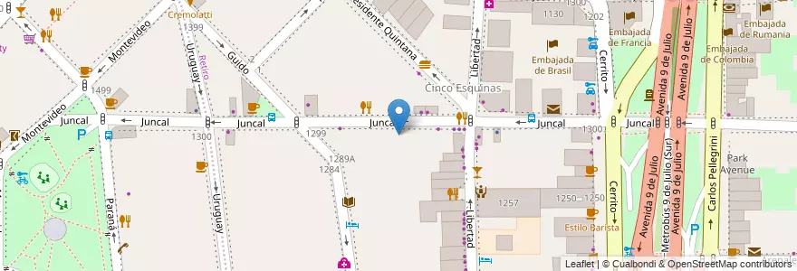 Mapa de ubicacion de Ciclo Básico de Formación Ocupacional 04 Paulo Freire, Retiro en Argentine, Ciudad Autónoma De Buenos Aires, Comuna 1, Buenos Aires.