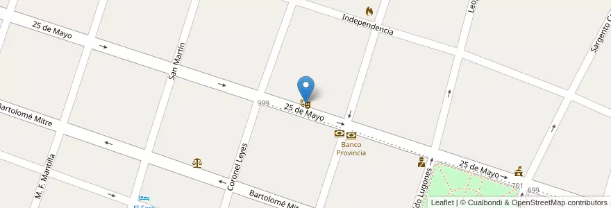 Mapa de ubicacion de Cine Hispano Argentino en 阿根廷, Corrientes, Departamento Saladas, Saladas.