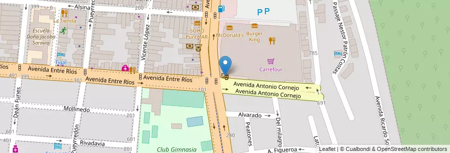 Mapa de ubicacion de Cine Hoyts en Argentina, Salta, Capital, Municipio De Salta, Salta.
