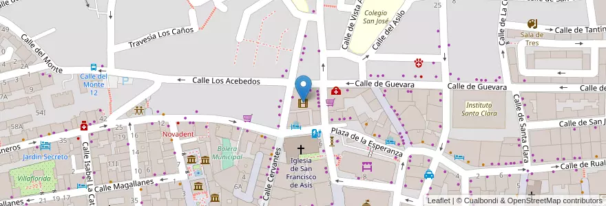 Mapa de ubicacion de Cines Groucho en Испания, Кантабрия, Кантабрия, Santander, Santander.