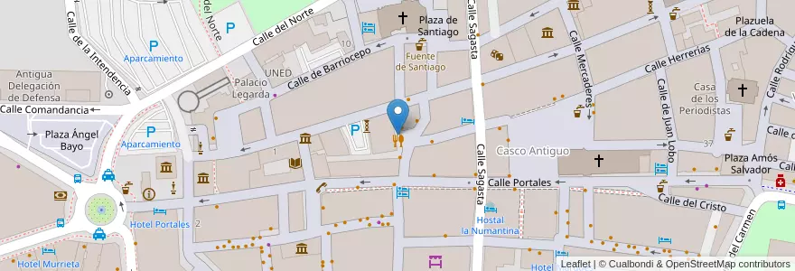 Mapa de ubicacion de Cines Moderno en Испания, Риоха, Риоха, Логронья.