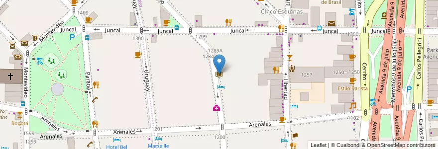 Mapa de ubicacion de Circe - Libros Tesoro, Retiro en Arjantin, Ciudad Autónoma De Buenos Aires, Comuna 1, Buenos Aires.