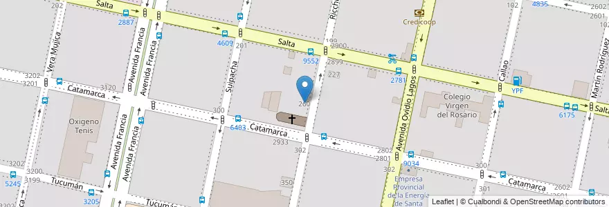 Mapa de ubicacion de Círculo de Patrones de Yate Rosario en Arjantin, Santa Fe, Departamento Rosario, Municipio De Rosario, Rosario.