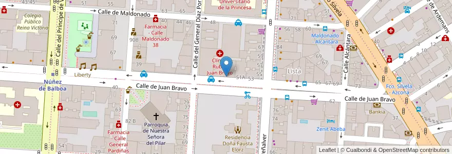 Mapa de ubicacion de Circulo Ecca en İspanya, Comunidad De Madrid, Comunidad De Madrid, Área Metropolitana De Madrid Y Corredor Del Henares, Madrid.