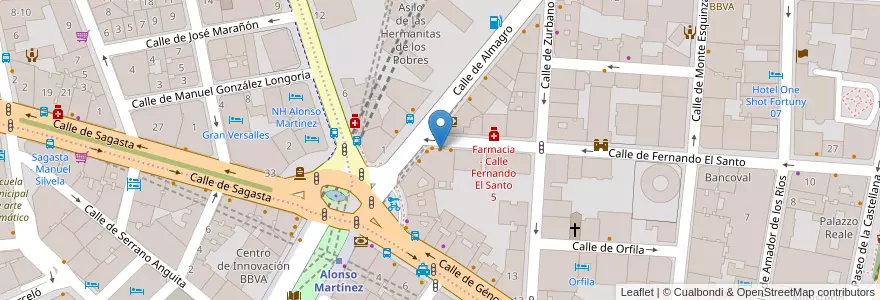 Mapa de ubicacion de Ciro en Испания, Мадрид, Мадрид, Área Metropolitana De Madrid Y Corredor Del Henares, Мадрид.