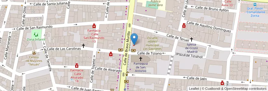 Mapa de ubicacion de Cita Dental en Spagna, Comunidad De Madrid, Comunidad De Madrid, Área Metropolitana De Madrid Y Corredor Del Henares, Madrid.