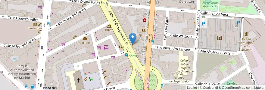 Mapa de ubicacion de City de Oro en スペイン, マドリード州, Comunidad De Madrid, Área Metropolitana De Madrid Y Corredor Del Henares, Madrid.