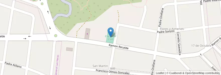 Mapa de ubicacion de City Padel Club en 阿根廷, Catamarca, Departamento Capital, Municipio De San Fernando Del Valle De Catamarca, San Fernando Del Valle De Catamarca.