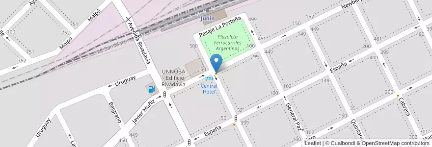 Mapa de ubicacion de City Rock en Arjantin, Buenos Aires, Partido De Junín, Junín.