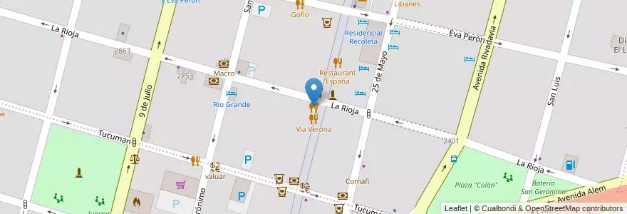 Mapa de ubicacion de City Sport en آرژانتین, سانتافه, Departamento La Capital, Santa Fe Capital, سانتافه.