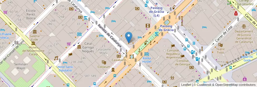 Mapa de ubicacion de Ciudad Comtal en 西班牙, Catalunya, Barcelona, Barcelonès, Barcelona.