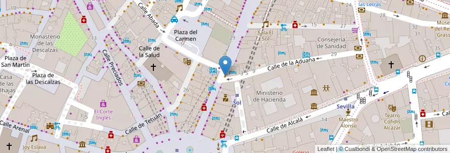 Mapa de ubicacion de Ciudad de Tui en إسبانيا, منطقة مدريد, منطقة مدريد, Área Metropolitana De Madrid Y Corredor Del Henares, مدريد.