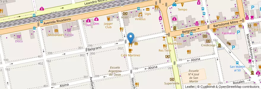 Mapa de ubicacion de Ciudad Mágica en Arjantin, Buenos Aires, Partido De La Matanza, Ramos Mejía.
