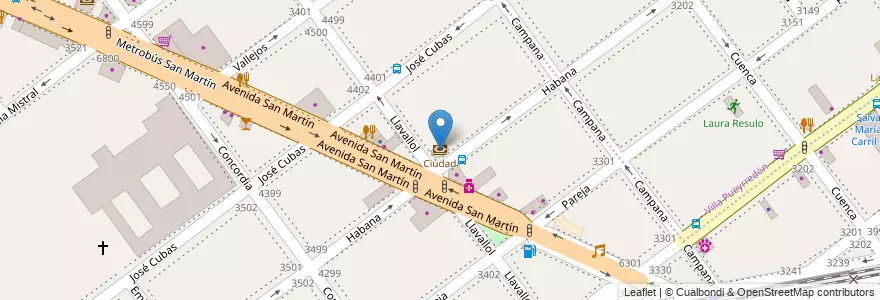 Mapa de ubicacion de Ciudad, Villa Devoto en Argentinië, Ciudad Autónoma De Buenos Aires, Buenos Aires, Comuna 11.