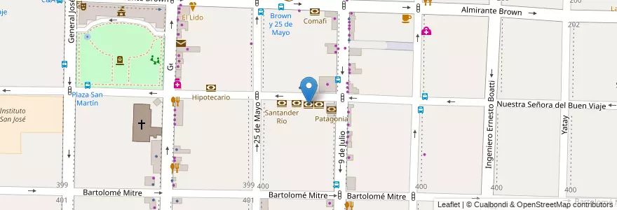 Mapa de ubicacion de Ciudad en الأرجنتين, بوينس آيرس, Partido De Morón, Morón.