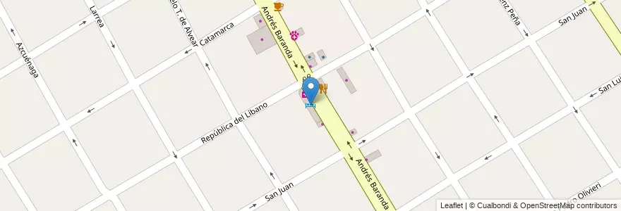 Mapa de ubicacion de Civasa Hotel en 阿根廷, 布宜诺斯艾利斯省, Partido De Quilmes, Quilmes.