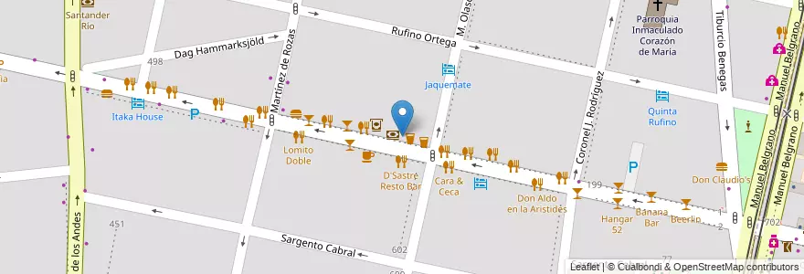 Mapa de ubicacion de Claroscuro en Argentinien, Chile, Mendoza, Departamento Capital, Ciudad De Mendoza, Sección 5ª Residencial Sur.