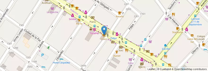 Mapa de ubicacion de Class, Colegiales en Arjantin, Ciudad Autónoma De Buenos Aires, Buenos Aires, Comuna 14.