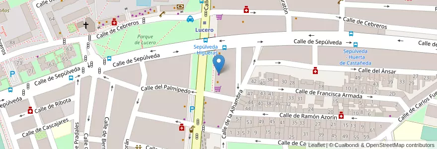 Mapa de ubicacion de Classic en 西班牙, Comunidad De Madrid, Comunidad De Madrid, Área Metropolitana De Madrid Y Corredor Del Henares, Madrid.