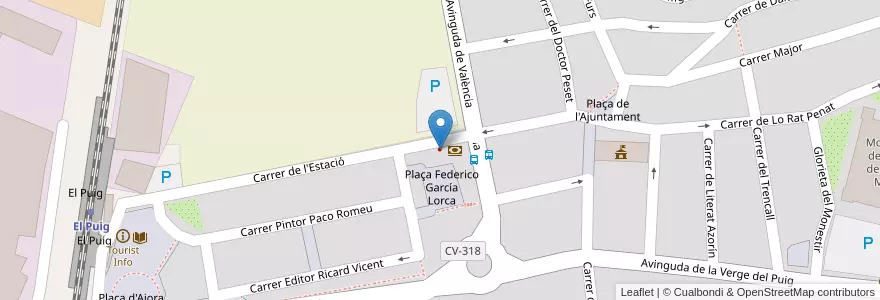 Mapa de ubicacion de Clinic Dental en Spanien, Valencianische Gemeinschaft, Valencia, L'Horta Nord, El Puig De Santa Maria.