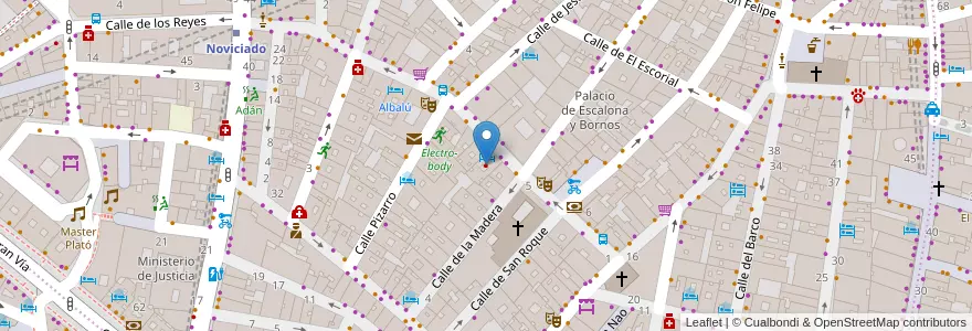 Mapa de ubicacion de Clínica Dental Bocángel en Spanien, Autonome Gemeinschaft Madrid, Autonome Gemeinschaft Madrid, Área Metropolitana De Madrid Y Corredor Del Henares, Madrid.