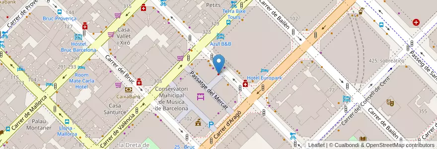 Mapa de ubicacion de Clínica Dental Carrasco en Sepanyol, Catalunya, Barcelona, Barcelonès, Barcelona.