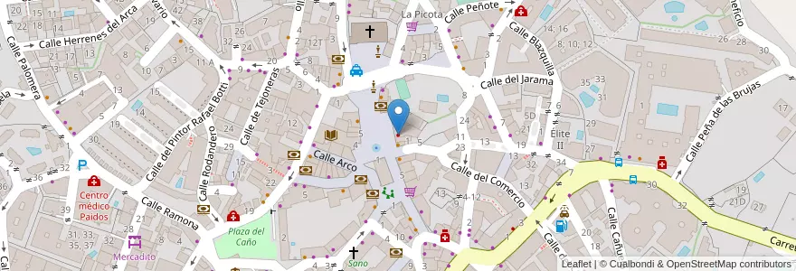 Mapa de ubicacion de Clínica Dental CEO en إسبانيا, منطقة مدريد, منطقة مدريد, Cuenca Del Guadarrama, Galapagar.