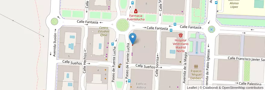 Mapa de ubicacion de Clínica Dental "DentiStudio" en Spanje, Comunidad De Madrid, Comunidad De Madrid, Área Metropolitana De Madrid Y Corredor Del Henares, Alcobendas.