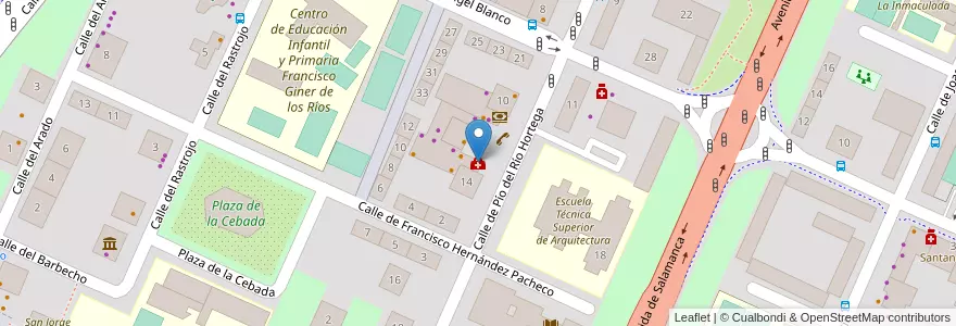 Mapa de ubicacion de Clínica dental Dr. Miguel A. Losada en Sepanyol, Castilla Y León, Valladolid, Valladolid.