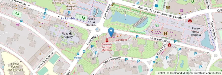 Mapa de ubicacion de Clínica dental Fouchard en Spagna, Comunidad De Madrid, Comunidad De Madrid, Área Metropolitana De Madrid Y Corredor Del Henares, Coslada.