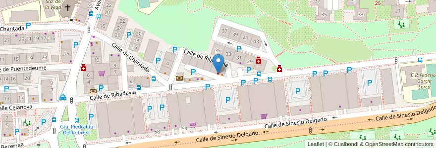 Mapa de ubicacion de Clínica Dental Jebesan en Испания, Мадрид, Мадрид, Área Metropolitana De Madrid Y Corredor Del Henares, Мадрид.