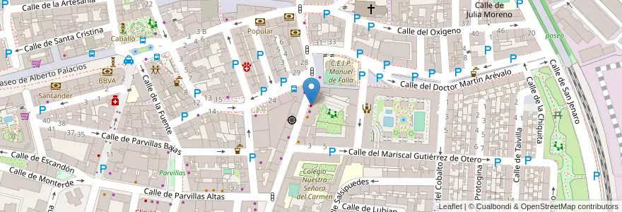 Mapa de ubicacion de Clínica Dental Moferdent en スペイン, マドリード州, Comunidad De Madrid, Área Metropolitana De Madrid Y Corredor Del Henares, Madrid.