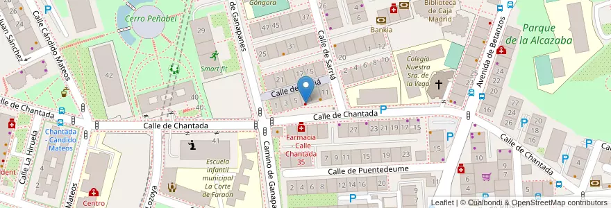 Mapa de ubicacion de Clínica Dental Odandent en Sepanyol, Comunidad De Madrid, Comunidad De Madrid, Área Metropolitana De Madrid Y Corredor Del Henares, Madrid.