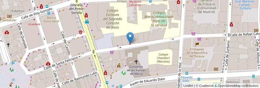 Mapa de ubicacion de Clinica dental Social Dental Studio, SL en Sepanyol, Comunidad De Madrid, Comunidad De Madrid, Área Metropolitana De Madrid Y Corredor Del Henares, Madrid.