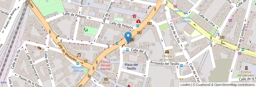 Mapa de ubicacion de Clínica Dental Zirdent en 西班牙, Comunidad De Madrid, Comunidad De Madrid, Área Metropolitana De Madrid Y Corredor Del Henares, Fuenlabrada.
