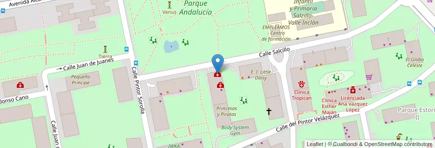 Mapa de ubicacion de Clínica Los Ángeles en Espanha, Comunidade De Madrid, Comunidade De Madrid, Área Metropolitana De Madrid Y Corredor Del Henares, Móstoles.