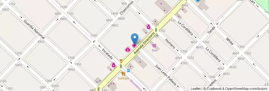 Mapa de ubicacion de Clinica San Cayetano, Parque Avellaneda en Argentine, Ciudad Autónoma De Buenos Aires, Comuna 9, Buenos Aires.
