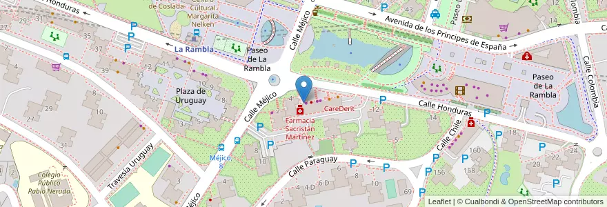 Mapa de ubicacion de Clínica Sastre en Spanien, Autonome Gemeinschaft Madrid, Autonome Gemeinschaft Madrid, Área Metropolitana De Madrid Y Corredor Del Henares, Coslada.