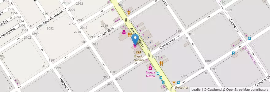Mapa de ubicacion de Clinical Dent, Villa Santa Rita en 阿根廷, Ciudad Autónoma De Buenos Aires, 布宜诺斯艾利斯, Comuna 11.