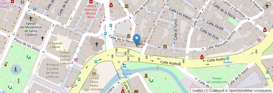 Mapa de ubicacion de Clochard en إسبانيا, أرغون, سرقسطة, Zaragoza, سرقسطة.