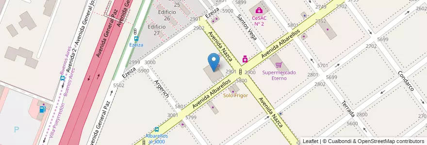Mapa de ubicacion de Club 17 de Agosto, Villa Pueyrredon en Argentina, Autonomous City Of Buenos Aires, Comuna 12, Autonomous City Of Buenos Aires.
